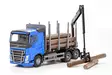 Volvo FH tukkiauto 33 cm Emek sininen=20 - Småbilar - 6411560479207 - 5