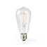 SmartLife LED vintage lampa | E27 | 500 lm | 5 W | Varm Vit | 2700 K | Glas | Android / IOS | ST64 | 1 st. - Ljuskällor - 5412810313907 - 3