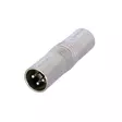 XLR Adapter XLR 3p hane - XLR 3p hane Silver - Ljudadaptrar - 7613187004797 - 15
