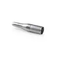 XLR Adapter | XLR 3-stifts hane | 6.35 mm Hona | Nickelplaterad | Rak | Metall | Silver | 10 st. | Låda - Nedis produkter - 5412810419777 - 40