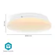 SmartLife Taklampa | RGB / Varm till cool vit | Rund | Diameter: 260 mm | 1820 lm | 2700 - 6500 K | IP44 | Android / IOS - Lampor - 5412810454297 - 55