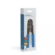 Crimp pliers | CAT5e / CAT6 / CAT6a | Skärande / Stripp / Tång | ABS / Stål | Blå - Kabelverktyg - 5412810467037 - 69