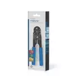 Crimp pliers | CAT5e / CAT6 / CAT6a | Skärande / Stripp / Tång | ABS / Stål | Blå - Kabelverktyg - 5412810467037 - 67