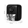 Skrivare | Inkless-utskrift | Svart / Vit | Bluetooth® | 200 dpi | Bilder / Etiketter | Mobil fotografering | Svart - Nedis produkter - 5412810481477 - 55