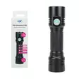 Aluminium PNI Adventure F200 dubbel LED-ficklampa, 4000mAh batteri och mikro-USB-port, 3 lysdioder med stor bländare och en med fokus, båda har 3 effektnivåer - Ficklampor - 5949066525797 - 1