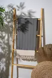 Fouta Mijölnir Antracit 90% Bomull 10% Polyester 90x180 cm - Handdukar - 8684283207787 - 3