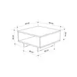 Soffbord Hanah Home Hola Antracit Spånskiva 60x32x60 cm - Soffbord - 8684283133857 - 9