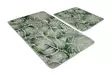 Badrumsmatta Set Mijölnir Flerfärgad 100% Polyester Antibakteriell Halkfri Maskintvättbar 50x60 cm & 60x100 cm - Badrumsmattor och våtrumsmattor - 8683342206327 - 1