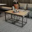 Soffbord Hanah Home Defne Furu Spånskiva 100x52x50 cm 45x52x45 cm - Soffbord - 8683742690047 - 2