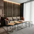 Soffbord Hanah Home Defne Furu Spånskiva 100x52x50 cm 45x52x45 cm - Soffbord - 8683742690047 - 3