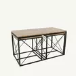 Soffbord Hanah Home Defne Furu Spånskiva 100x52x50 cm 45x52x45 cm - Soffbord - 8683742690047 - 4