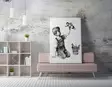 Canvastavla Wallity Flerfärgad Bomull/Polyester 70x100 cm - Tavlor och ramar - 8683342479257 - 3