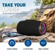 Bluetooth® Högtalare | 360 min | Handhållen design | 60 W | Stereo | Bärbar / Hem / Utomhus | Synkroniseringsbar | Orange / Svart - Bluetooth-högtalare - 5412810475377 - 52
