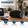 Bluetooth® Högtalare | 360 min | Handhållen design | 60 W | Stereo | Bärbar / Hem / Utomhus | Synkroniseringsbar | Orange / Svart - Bluetooth-högtalare - 5412810475377 - 54