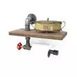 Klädhängare Hanah Home Boruraf175 Valnöt Metall 31x22x14 cm - Möbler - 8681875503197 - 1
