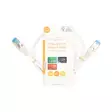 CAT6a nätverkskabel | S/FTP | RJ45 hane | RJ45 hane | 0.50 m | Snagless | Rund | LSZH | Vit | Label - Dator och nätverk - 5412810424207 - 66