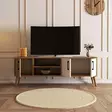 TV-bänk Hanah Home Exxen Ek Spånskiva 150x52x34 cm - TV-bänkar - 8683743041947 - 3