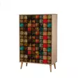 Förvaringsskåp Hanah Home Multibox Sonoma Ek Spånskiva 80x127x36 cm - Skåp och byråer - 8681875404357 - 5