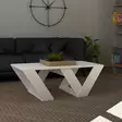Soffbord Hanah Home Pipra Vit Spånskiva 110x40x60 cm - Soffbord - 8681181807927 - 1