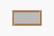Spegel Hanah Home Pierre Brons Vit Mdf 60x120x2,2 cm - Speglar - 8684282667407 - 1