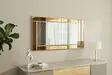 Spegel Hanah Home Pierre Brons Vit Mdf 60x120x2,2 cm - Speglar - 8684282667407 - 2