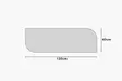 Spegel Hanah Home Arni Svart MDF 40x120x2,2 cm - Speglar - 8684283349197 - 8