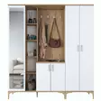 Hallmöbel Hanah Home EA129 Valnöt Spånskiva 180x198,6x37,5 cm - Möbler - 8684282480877 - 9