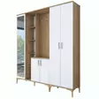 Hallmöbel Hanah Home EA129 Valnöt Spånskiva 180x198,6x37,5 cm - Möbler - 8684282480877 - 1