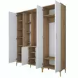 Hallmöbel Hanah Home EA129 Valnöt Spånskiva 180x198,6x37,5 cm - Möbler - 8684282480877 - 8