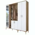 Hallmöbel Hanah Home EA129 Valnöt Spånskiva 180x198,6x37,5 cm - Möbler - 8684282480877 - 10