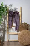 Fouta Mijölnir Mörk Lila 60% Bomull 40% Polyester 90x175 cm - Handdukar - 8684283208227 - 2