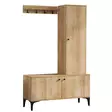 Hallmöbel Hanah Home Lex Ek Spånskiva 110x175x40 cm - Hallskåp - 8682870656017 - 1