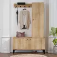 Hallmöbel Hanah Home Lex Ek Spånskiva 110x175x40 cm - Hallskåp - 8682870656017 - 2
