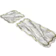 Badrumsmatta Set Mijölnir Grå 100% Polyester Halkfri Antibakteriell Maskintvättbar 50x60 cm & 60x100 cm - Badrumsmattor och våtrumsmattor - 8682870989337 - 4