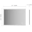 Innosanit 80x100 cm LED-strålkastare för badrum med anti-fog-beläggning - Badrumsmöbler - 6438014428017 - 5