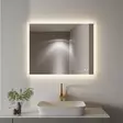 Innosanit 80x100 cm LED-strålkastare för badrum med anti-fog-beläggning - Badrumsmöbler - 6438014428017 - 3