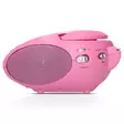 Bärbar FM-radio med CD Pink - Radioapparater - 8711902022107 - 15