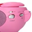 Bärbar FM-radio med CD Pink - Radioapparater - 8711902022107 - 45
