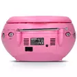 Bärbar FM-radio med CD Pink - Radioapparater - 8711902022107 - 20