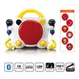 Bärbar karaoke-CD-spelare med Bluetooth® för barn Flerfärgad - CD/DVD-spelare - 8711902081067 - 1