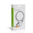 Notebook Lås | Låstyp: Siffra | 1.80 m | Zinc Alloy - Nedis produkter - 5412810287017 - 69