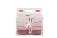 Handduksset (4 st), ljusrosa, puderrosa, dammig rosa, krämfärgad, 50 x 90 cm, mjuk, absorberande, hållbar - Handdukar - 8681181829387 - 5