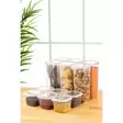 Förvaringslåda Set Hermia Vit Plast 12 Delar - Matlådor och matförvaringsbehållare - 8683742869207 - 2