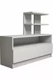 Skoskåp Hanah Home Airy Vit Spånskiva 100x85x29,6 cm - Skoskåp - 8681875036107 - 4