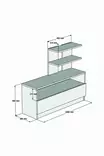 Skoskåp Hanah Home Airy Vit Spånskiva 100x85x29,6 cm - Skoskåp - 8681875036107 - 5