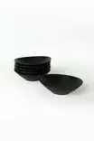Skål Set Hermia Matt Svart Keramik 6 Delar - Serveringsfat - 8684282674627 - 1