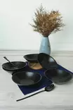 Skål Set Hermia Matt Svart Keramik 6 Delar - Serveringsfat - 8684282674627 - 3