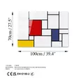 Glastavla Wallity Flerfärgad Glas 70x100 cm - Tavlor och ramar - 8683742114147 - 9