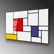Glastavla Wallity Flerfärgad Glas 70x100 cm - Tavlor och ramar - 8683742114147 - 6