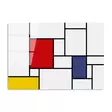 Glastavla Wallity Flerfärgad Glas 70x100 cm - Tavlor och ramar - 8683742114147 - 1